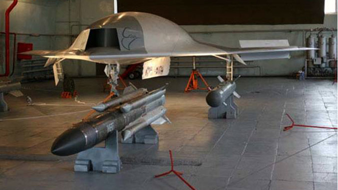 Russian MiG 'Scat' (Stingray) Unmanned Combat Air Vehicle (UCAV) (Image from wikimedia.org)