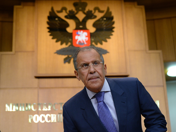 Russiaâs Foreign Minister Sergey Lavrov (RIA Novosti / Maxim Blinov)