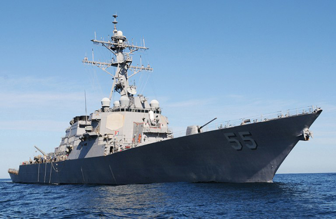 USS Stout (DDG 55), a guided-missile destroyer (AFP Photo / Gary A. Prill)