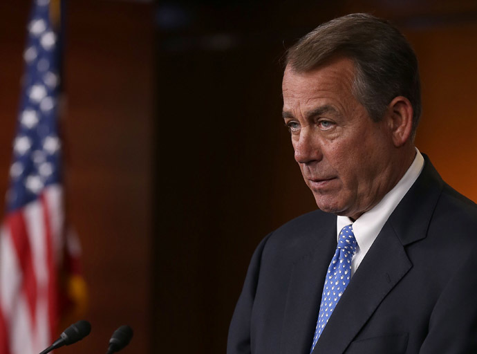 US House Speaker John Boehner (Mark Wilson/Getty Images/AFP)