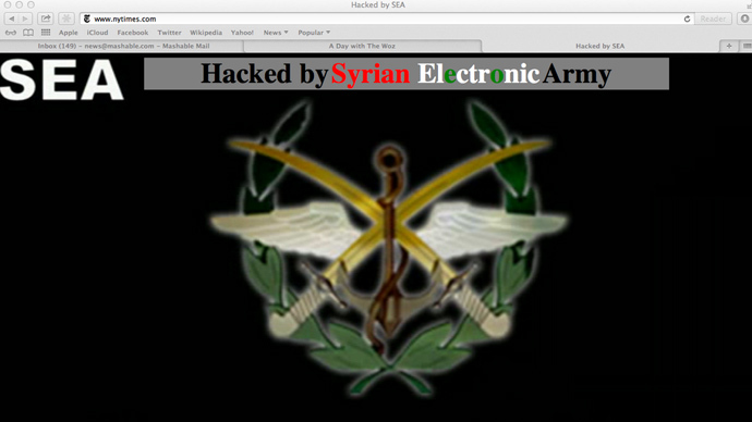 Syrian Electronic Army takes down New York Times website, claims Twitter’s domains