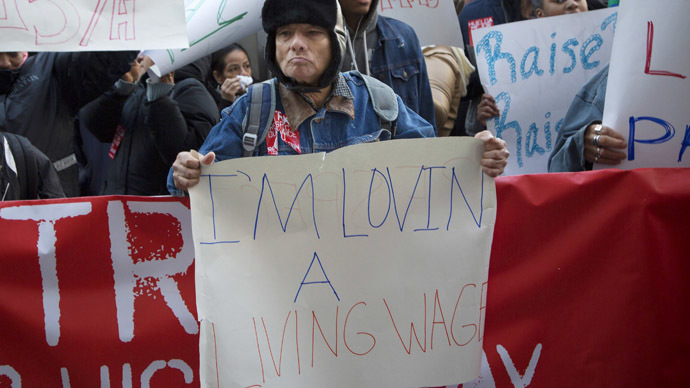 US fast-food workers stage nationwide strike over low wages
