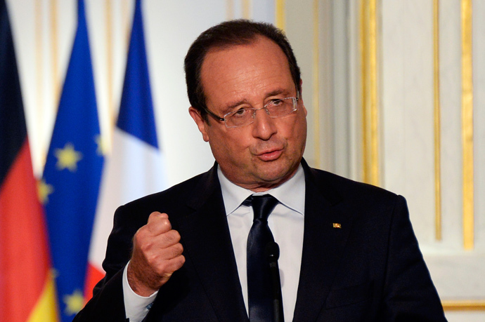 French President Francois Hollande (AFP Photo / Bertrand Guay) 