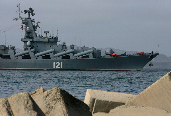 Missile cruiser âMoskvaâ (RIA Novosti / Vitaliy Ankov)