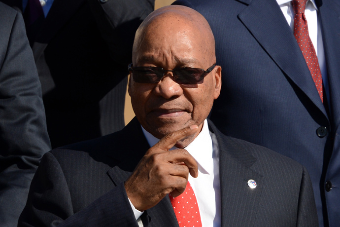 South Africaâs President Jacob Zuma (AFP PhotoO / Kirill Kudryavtsev) 