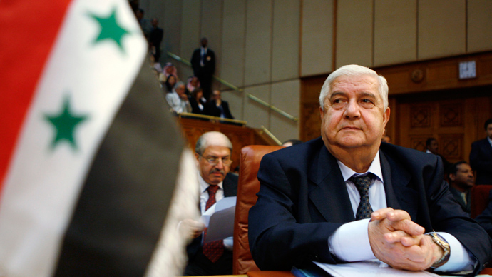 Syrian FM: We are ready to sign Chemical Weapons Convention