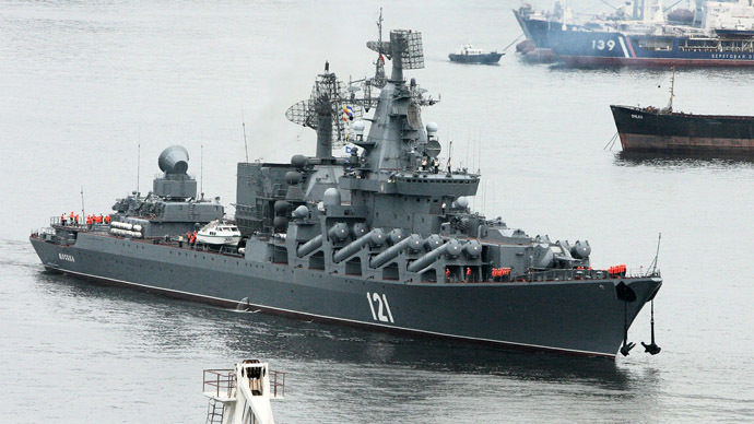 The Moskva missile cruiser (RIA Novosti/Vitaliy Ankov)