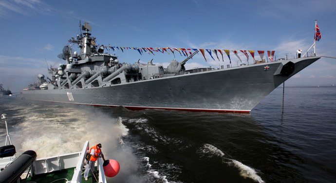 Guided missile cruiser Varyag (RIA Novosti/Vitaliy Ankov)