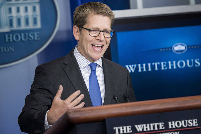 White House Press Secretary Jay Carney (AFP Photo)