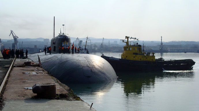 K-150 Tomsk docked at the Zvezda shipyard.(Photo from fes-zvezda.ru)