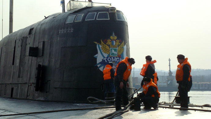 K-150 Tomsk docked at the Zvezda shipyard.(Photo from fes-zvezda.ru)