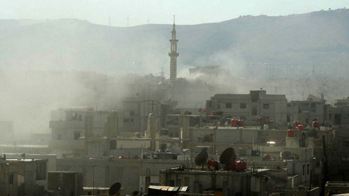 Mortar shell hits Russian embassy compound in Damascus, injures 3