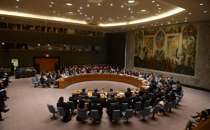 UN Security Council meeting, at the United Nations headquarter in New York (AFP Photo / Emmanuel Dunand)