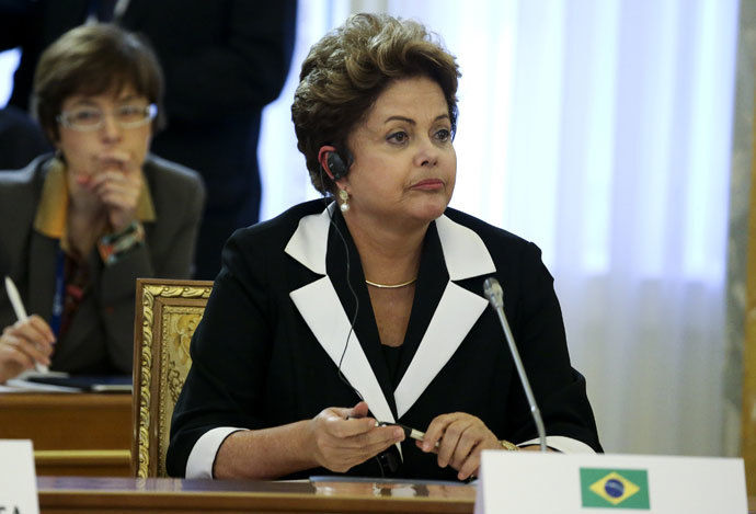 Brazil's President Dilma Rousseff.(AFP Photo / Sergei Karpukhin)