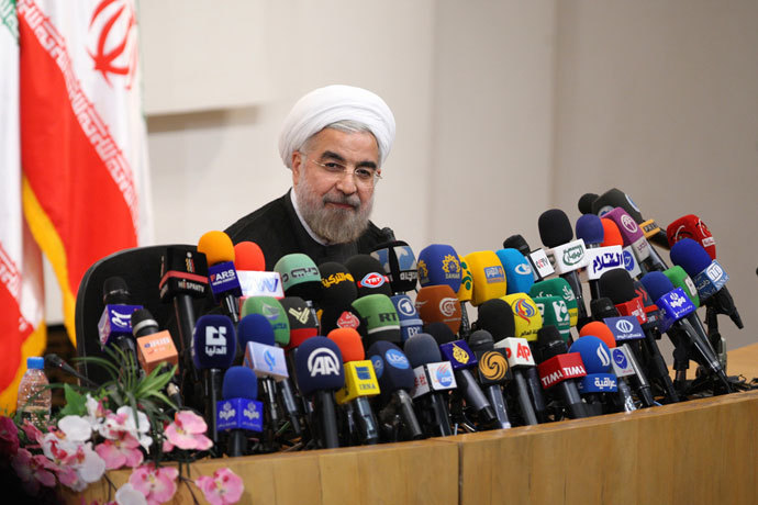 Iranian President-elect Hassan Rohani.(Reuters / Majid Hagdost)