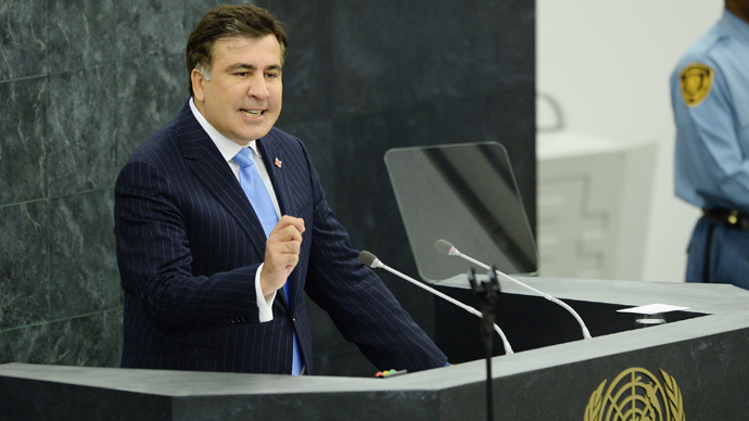 Russian UN delegates walk out over Saakashvili’s ‘Russophobic and anti-Orthodox’ speech