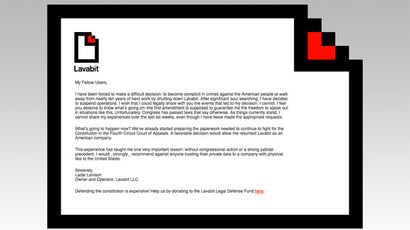 Lavabit appeals government order to divulge its private keys