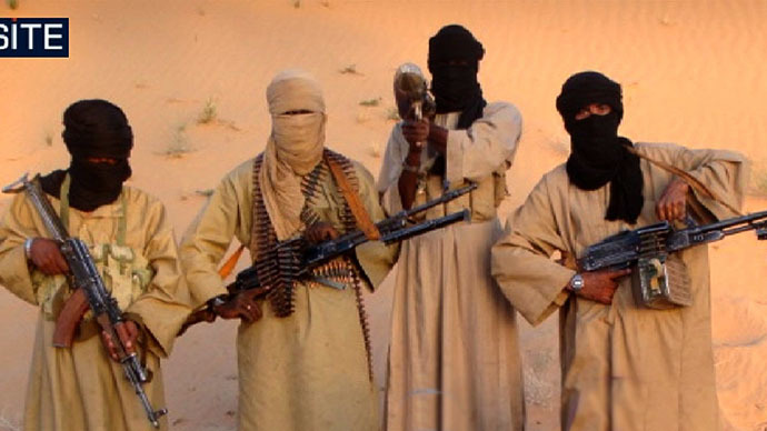 Fighters of Al-Qaeda in the Islamic Maghreb (AQIM) (AFP Photo)