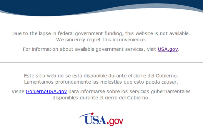 Screenshot from nasa.gov