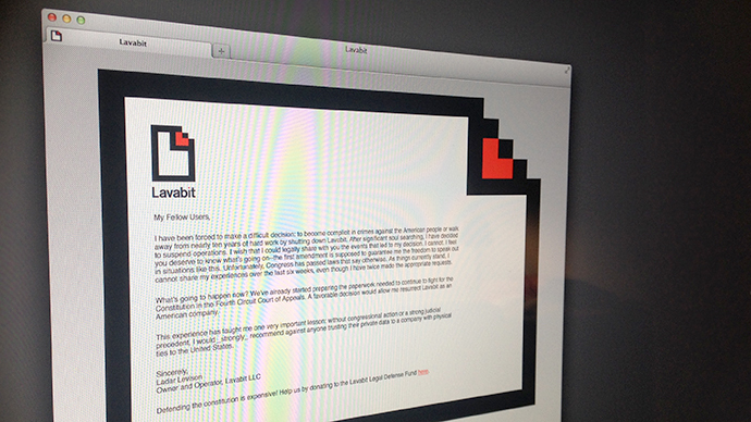 Snowden’s email service Lavabit consistently denied US govt access despite intimidation