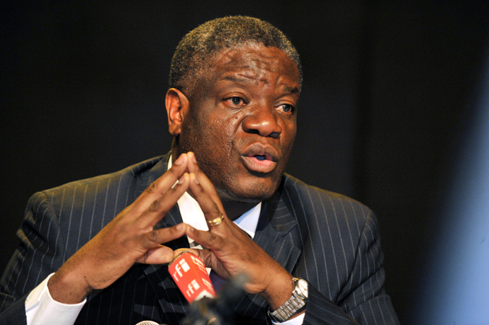 Pioneering Democratic Republic of Congo doctor Denis Mukwege (AFP Photo)