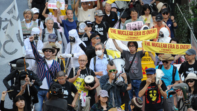 'Don’t pollute our sea:' Mass demo in Tokyo to ban nuclear energy (PHOTOS)