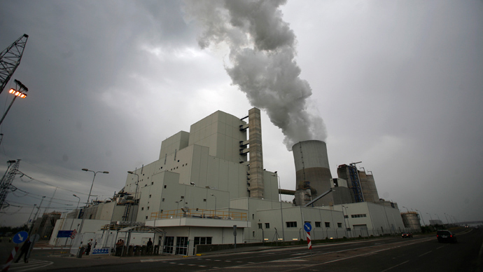 A general view of the newly-opened thermal power plant near Galabovo, some 250 km (155 miles) east of the Bulgarian capital Sofia (Reuters / Stoyan Nenov)