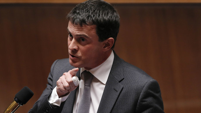 French Interior Minister Manuel Valls (Reuters/Gonzalo Fuentes)