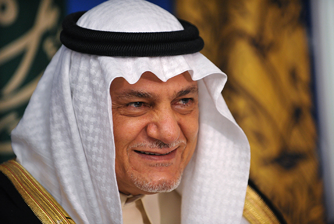 Saudi Arabia's Prince Turki Al Faisal (AFP Photo / Mandel Ngan)