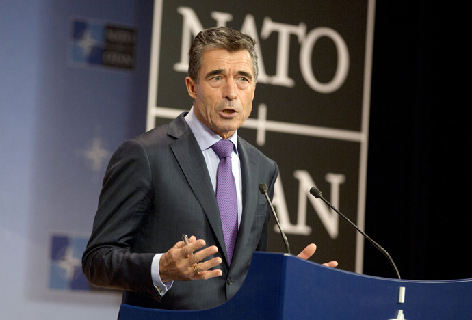 NATO Secretary General Anders Fogh Rasmussen (AFP Photo)