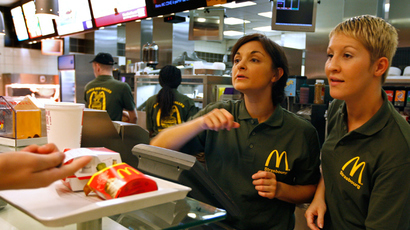 'Can’t survive on $7.25!' Fast-food workers protest marches hit US (PHOTOS)