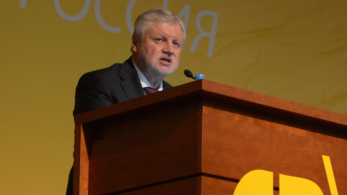 Mironov returns to take reins at Fair Russia party