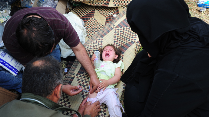 UN confirms polio outbreak in Syria, aid agencies call for 'vaccination ceasefire'