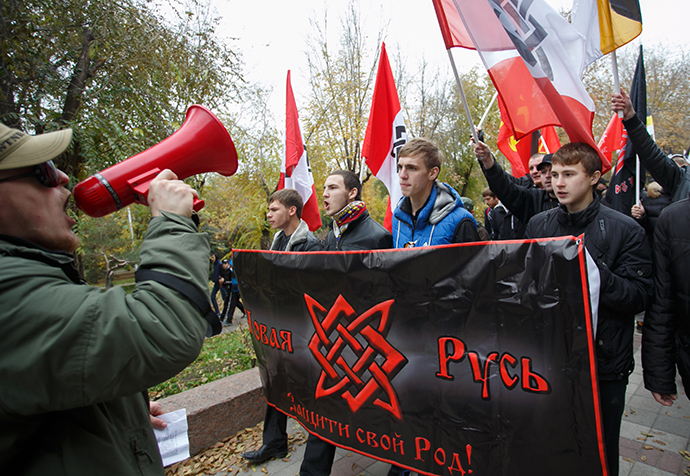 Participants of the "Russian March-2013" in Volgograd on November 4, 2013. (RIA Novosti / Kirill Braga)