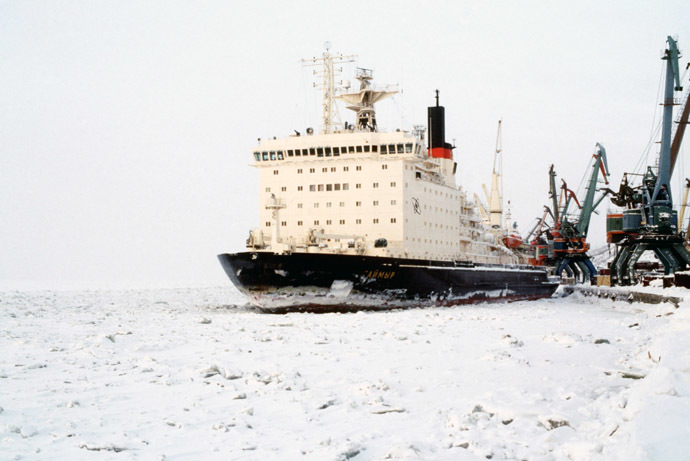 The nuclear icebreaker Taimyr. (RIA Novosti/Igor Mikhalev)