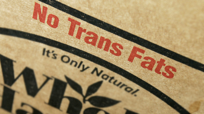 US makes first step toward banning trans fats