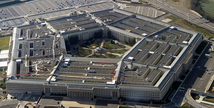 Pentagon building in Washington, DC. (AFP Photo) 