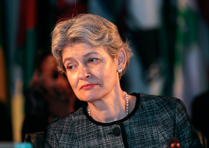 Irina Bokova, the General Director of UNESCO (AFP Photo)