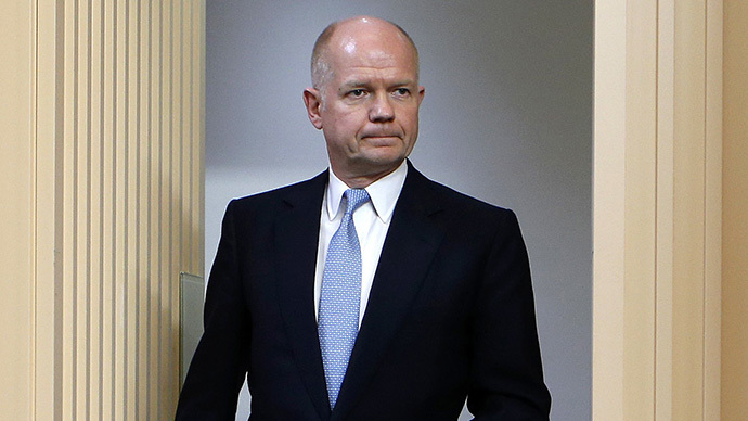 British Foreign Secretary William Hague (AFP Photo / Suzanne Plankett)
