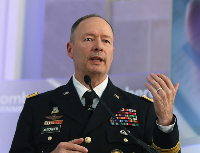 U.S. Army Gen. Keith Alexander, director of the National Security Agency and commander of U.S. Cyber Command (Mark Wilson/Getty Images/AFP)