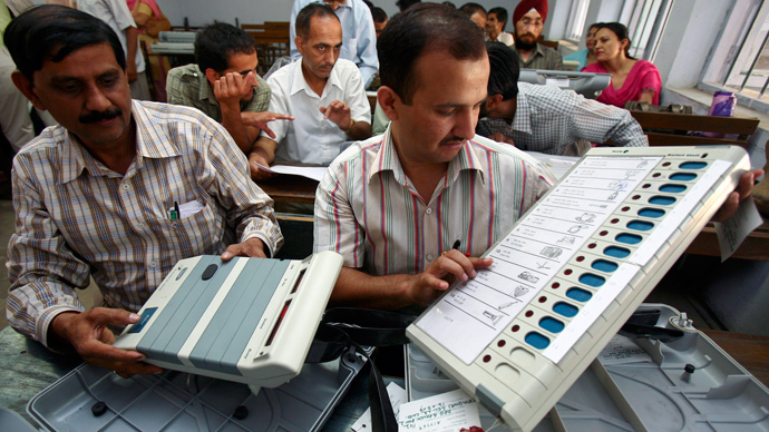 ‘Vote for us or be electro-shocked!’ Indian politician accused of scaring people over voting machines