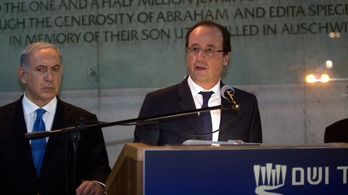 Hollande backs Israel on Iran nuclear deal, pledges to keep 'demands and sanctions' in place