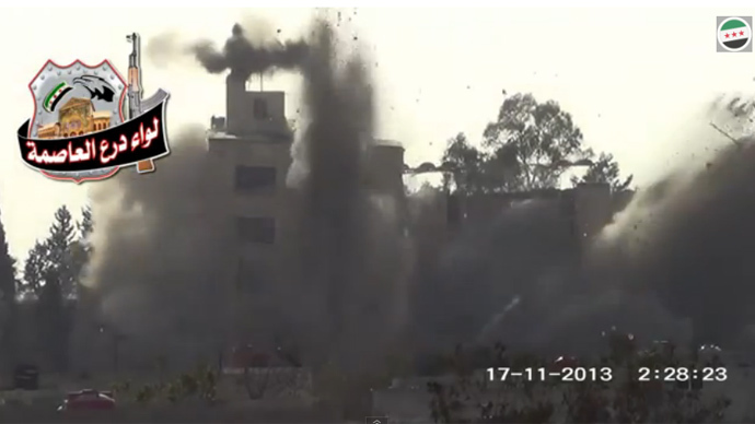 4 Syrian generals among 31 dead in rebel bomb attack (VIDEO)
