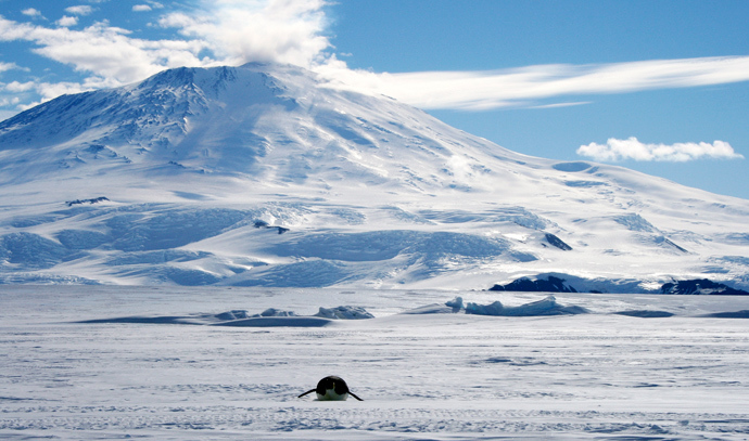 Mount Erebus, Ross Island, Antarctica (Reuters / Deborah Zabarenko)