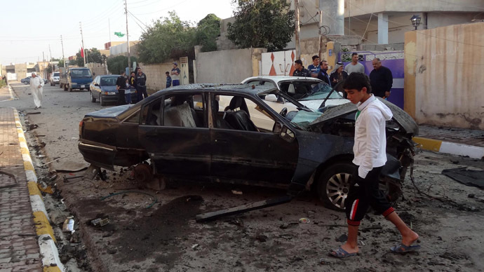 Twin bombings hit Shiite mosque in northern Iraq