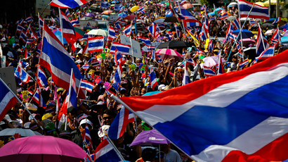 Thai protesters capture army HQ in countrywide anti-government protests
