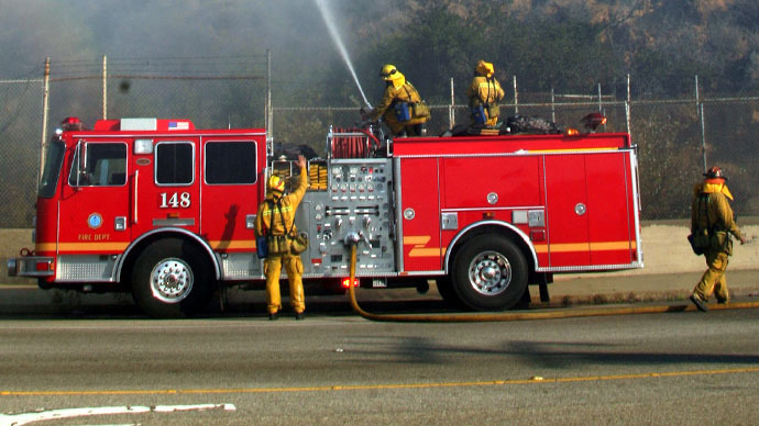 California firefighters accused of drunk-driving, crashing truck into motorcyclist