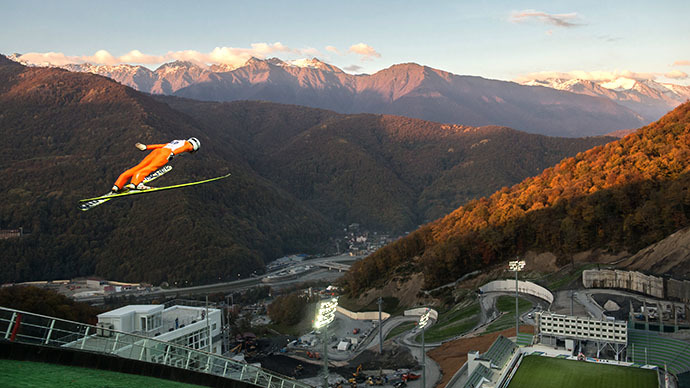 Sochi ski jump venue fully ready for 2014 Winter Olympics