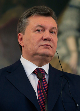 Ukrainian President Viktor Yanukovych (AFP Photo / Alexander Klein)