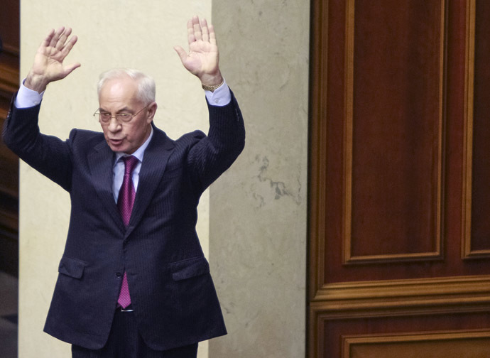 Ukranian Prime Minister Mykola Azarov (Reuters/Gleb Garanich)